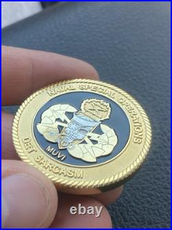 Rare Special Operations Navy SEAL Trojan Horse Iraqi Freedom Challenge Coin