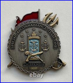 Rare Special Reconnaissance Team One Navy CPO NSW Challenge Coin