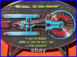 Rare Star Trek USS Enterprise NCC-1701 Navy Chief Navy Pride Challenge Coin