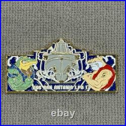 Rare USS San Antonio LPD-17 Capt Brent Gaut Navy / USMC Command Challenge Coin