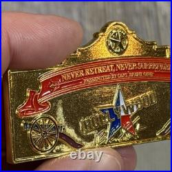 Rare USS San Antonio LPD-17 Capt Brent Gaut Navy / USMC Command Challenge Coin