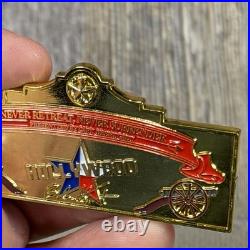Rare USS San Antonio LPD-17 Capt Brent Gaut Navy / USMC Command Challenge Coin