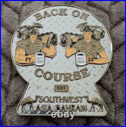 Rare US Navy CPO Challenge Coin Lot 3pc Desert Chiefs 2022 King Neptune Anchor