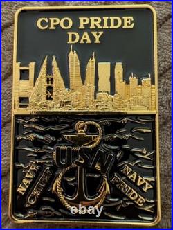 Rare US Navy CPO Challenge Coin Lot 3pc Desert Chiefs 2022 King Neptune Anchor