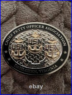 Rare US Navy CPO Challenge Coin Lot 3pc Desert Chiefs 2022 King Neptune Anchor