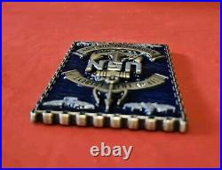 Rare US Navy Challenge Coin Trident Training Facility Chiefs 2X3