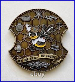 Rare US Navy SEAL Team DEVGRU NSW ST8 Seabees Challenge Coin