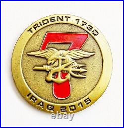 Rare US Navy Seal Team Seven IRAQ 2015 NSW Challenge Coin