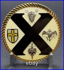 Rare U. S. Navy SEAL Team 10 Challenge Coin Naval Special Warfare Group 2
