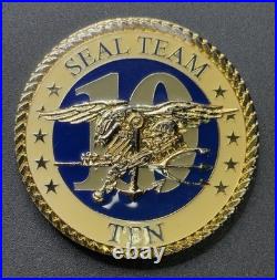 Rare U. S. Navy SEAL Team 10 Challenge Coin Naval Special Warfare Group 2