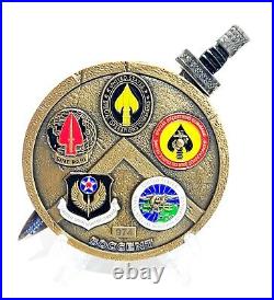 Rare! United States Special Operations Command Central Shield and Sword Coin