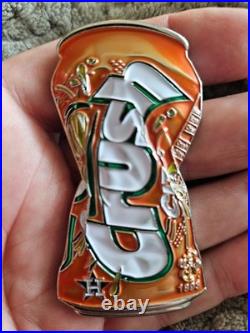 Rare, hard to find Houston Astros, Crush city, Navy CPO challenge coin #041