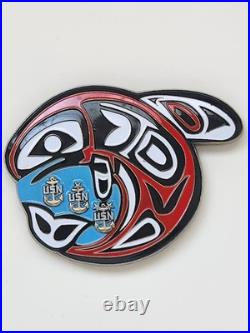 Rare/sought? Usn United States Navy Nosc Kitsap Challenge Coin