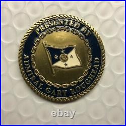 Real US Navy Chief of Naval Operations CNO Admiral Roughead 4 Star ChallengeCoin