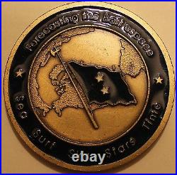 Rear Admiral Oceanographer of the Navy Sea Surf Sky Stars Time Challenge Coin