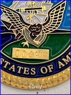 Rear Admiral Rufus Johnston US Navy MOH & Navy Cross Challenge Coin #4 Of 100