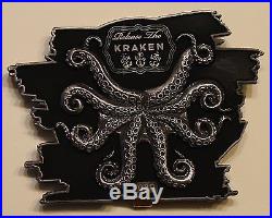 Release The Kraken ser# 80 Navy Challenge Coin