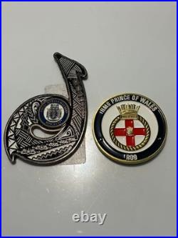 Royal Navy Prince of Wales US Coast Guard Challenge Coin