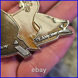 SDV Team One Navy SEAL Challenge Coin Na Koa Ke Kai Warriors From The Sea