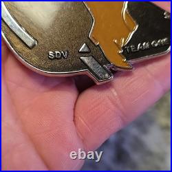 SDV Team One Navy SEAL Challenge Coin Na Koa Ke Kai Warriors From The Sea