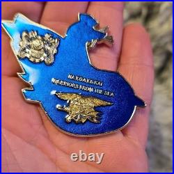 SDV Team One Navy SEAL Challenge Coin Na Koa Ke Kai Warriors From The Sea