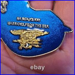 SDV Team One Navy SEAL Challenge Coin Na Koa Ke Kai Warriors From The Sea