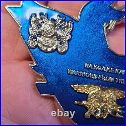 SDV Team One Navy SEAL Challenge Coin Na Koa Ke Kai Warriors From The Sea
