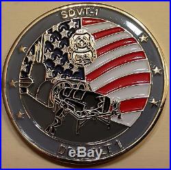 SEAL Delivery Vehicle Team 1 SDVT-1 DDS Platoon 1 DBAP Navy Challenge Coin