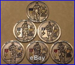 SEAL Delivery Vehicle Team SDVT-1 Ser #1275 Memorial Six Navy Challenge Coin Lot