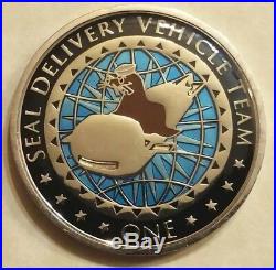 SEAL / Sub Delivery Vehicle Team One SDVT-1 TU-A ser#152 Navy Challenge Coin