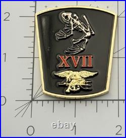 SEAL Team 17 Challenge Coin Navy SEAL Naval Special Warfare NSW XVII Bone Frog