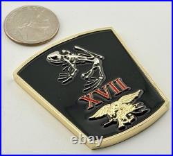 SEAL Team 17 Challenge Coin Navy SEAL Naval Special Warfare NSW XVII Bone Frog