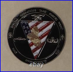 SEAL Team 1 / One Special Warfare SOTF-W 2018 Deployment Navy Challenge Coin