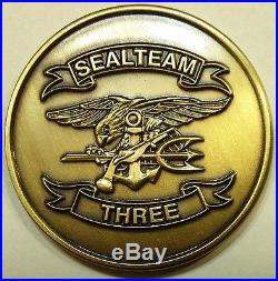 SEAL Team 3 Task Unit 2 Bruiser Platoons C&D Ramadi Battle Navy Challenge Coin