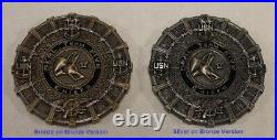 SEAL Team 5 / Five Chiefs Bronze on Bronze Navy Challenge Coin Version