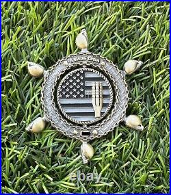 SEAL Team 6 / DEVGRU CPOA Serialized Navy Chief Spinner Challenge Coin 124 Years