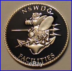 SEAL Team 6 NSWDG DEVGRU Facilities Seabees / CB Navy Challenge Coin