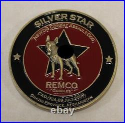 SEAL Team 6 / Six DEVGRU Red Sq K9 Combat Assault Dog Remco Navy Challenge Coin