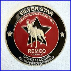 SEAL Team 6 / Six DEVGRU Red Sq K9 Combat Assault Dog Remco Navy Challenge Coin