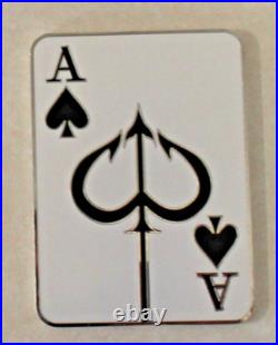 SEAL Team 7, 1 Troop Alpha PLT Bad Karma Kill Card Navy Challenge Coin / Seven