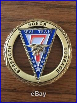 SEAL Team 7 Naval Special Warfare NSW Seven Navy Challenge Coin