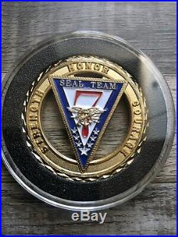 SEAL Team 7 ST7 CPO Chiefs Mess Navy Challenge Coin RARE