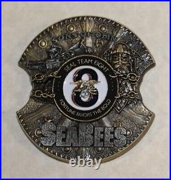 SEAL Team 8 Sons of Odin We Build We Fight Seabee / CB Navy Challenge Coin