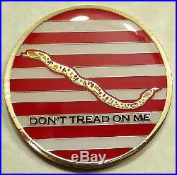 SEAL Team Three / 3 Don't Tread On Me Navy Challenge Coin