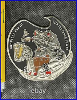 SEAL Team Three 3 III Navy SEAL Sammie and Frogman Freddie Challenge Coin