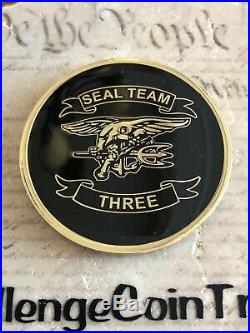 SEAL Team Three 3 US Navy Challenge Coin