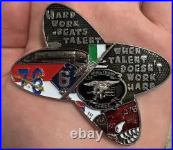 SEAL team 3 US Navy Master Chief SPECIAL COMMAND Challenge Coin Jay W. Schimke