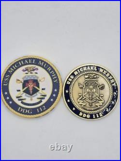 SUPER RARE / US Navy CPO Coin / USS Michael Murphy Commanding Officers Coins