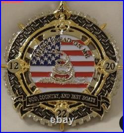 SWCC Compass Challenge Coin / NSW / SEAL TRIDENT / Rare original Navy BUDS