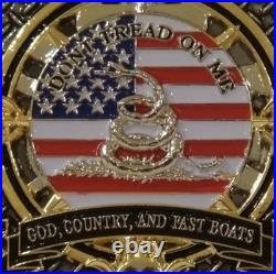 SWCC Compass Challenge Coin / NSW / SEAL TRIDENT / Rare original Navy BUDS